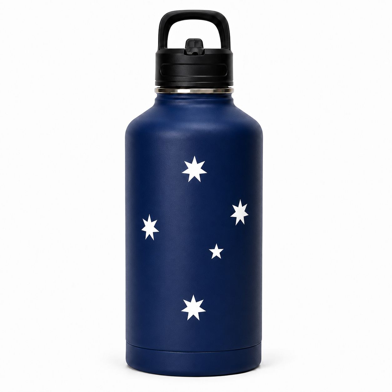 Rear view showing the Southern Cross